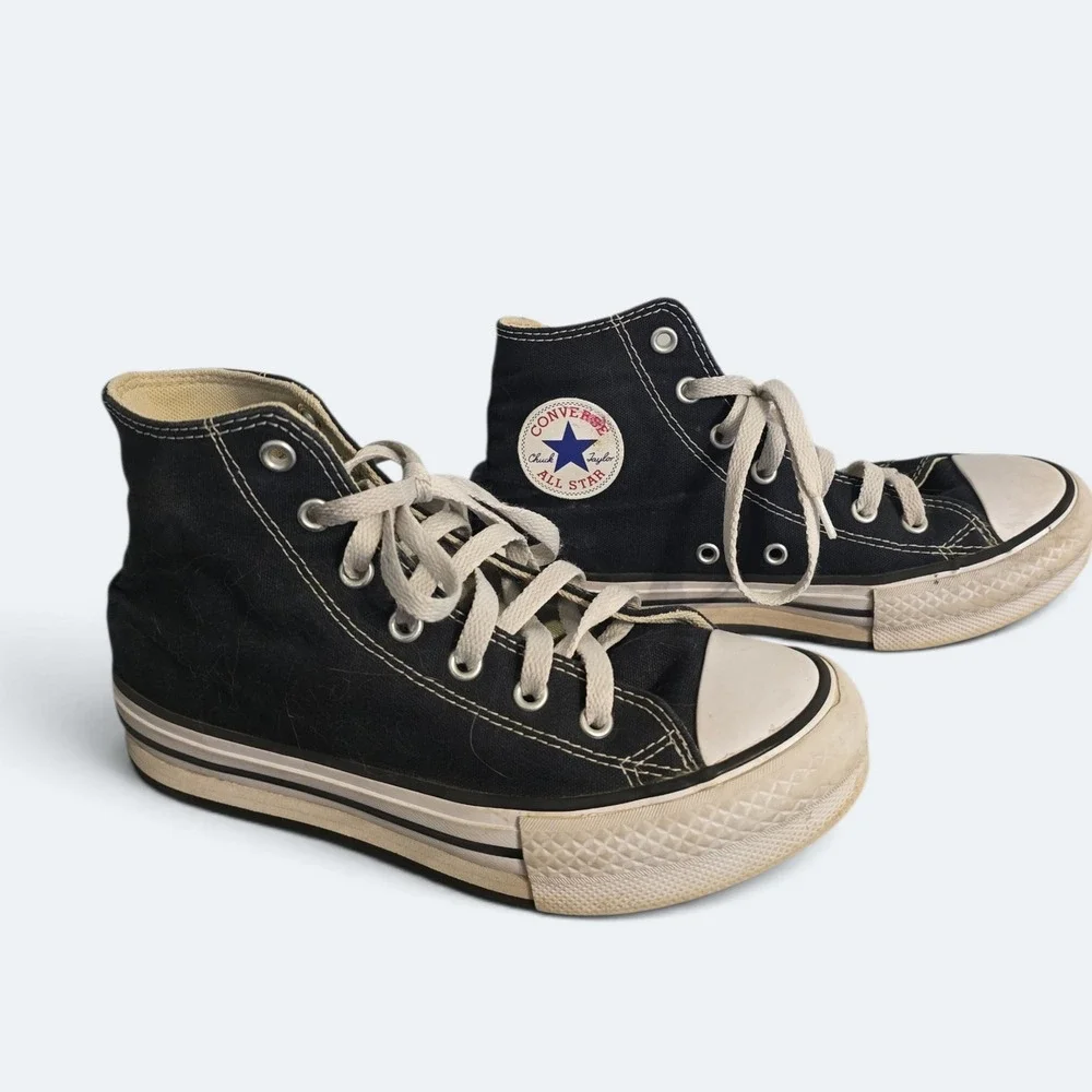 Converse Chuck Taylor All Star High Top Black Youth Size 3 Sneakers